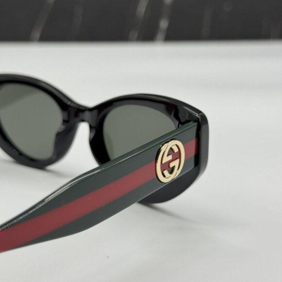 NEW GG1862S 001 GUCCI CAT EYE BLACK WOMEN GUCCI SUNGLASSES - Picture 8 of 11